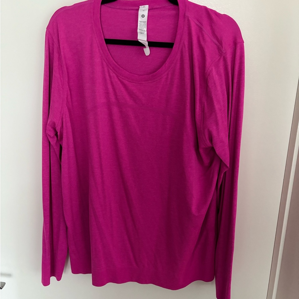 lululemon athletica pow pink swiftly relaxed hip length